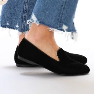 Birdies velvet loafers, The Starling style, green